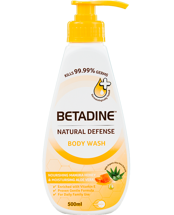 BETADINE® Natural Defense Nourishing Manuka Honey Body Wash 500ml